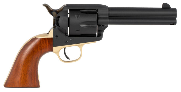 Taylors & Company 550430 Old Randall 357 Mag Caliber with 4.75″ Barrel, 6rd Capacity Cylinder, Overall Blued Finish Steel & Walnut Navy Size Grip Taylors & Company 550430 Old Randall 357 Mag Caliber with 4.75″ Barrel, 6rd Capacity Cylinder, Overall Blued Finish Steel & Walnut Navy Size Grip