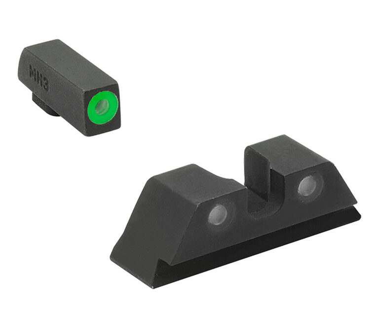 ML40224 HYPER-BRIGHT FOR GLOCK PISTOLS FRONT GREEN RING/REAR GREEN ML40224 HYPER-BRIGHT FOR GLOCK PISTOLS FRONT GREEN RING/REAR GREEN