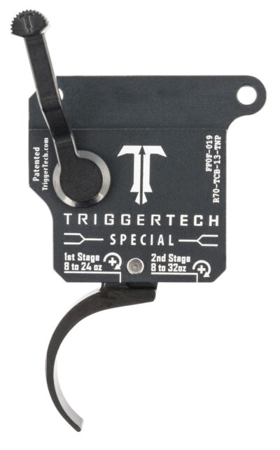TRIGGERTECH REM 700 CLONE 2-STAGE BLACK SPECIAL PRO-CLEAN CURVED TRIGGER