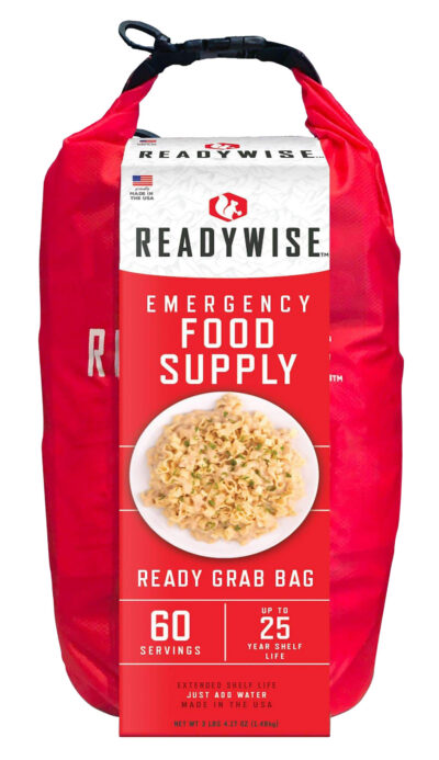 Readywise 7 Day Emergency Dry Bag 60Servings Breakfast – Entree Grab and Go