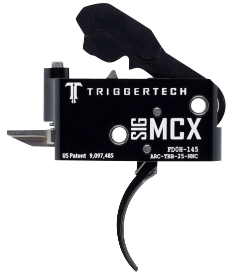 TriggerTech ARCTBB25NNF Adaptable Two-Stage Flat Trigger with 2.50-5 lbs Draw Weight & Black PVD Finish for Sig MCX TriggerTech ARCTBB25NNF Adaptable Two-Stage Flat Trigger with 2.50-5 lbs Draw Weight & Black PVD Finish for Sig MCX