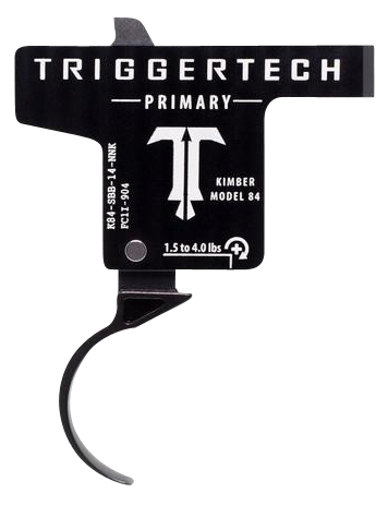 TriggerTech K84SBB14NNK Primary Single-Stage Curved Trigger with 1.50-4 lbs Draw Weight & Black PVD Finish for Kimber M84 TriggerTech K84SBB14NNK Primary Single-Stage Curved Trigger with 1.50-4 lbs Draw Weight & Black PVD Finish for Kimber M84