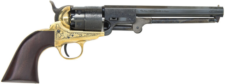 TRAD 1851 NAVY 44CAL 7 3/8 BRASS ENGRV WALNU TRAD 1851 NAVY 44CAL 7 3/8 BRASS ENGRV WALNU