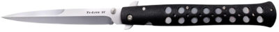 Cold Steel CS26SXP Ti-Lite  6″ Folding Spear Point Plain AUS-8A SS Blade/Black Zy-Ex Handle Includes Pocket Clip