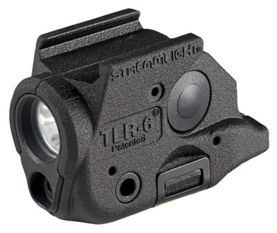 Streamlight 69287 TLR-6 100-Lumen 2000 Candela Rail-Mounted Tactical Weapon Light with Integrated Red Aiming Laser Designed Exclusively for The Springfield Armory Hellcat 3-Inch Micro Compact, Black