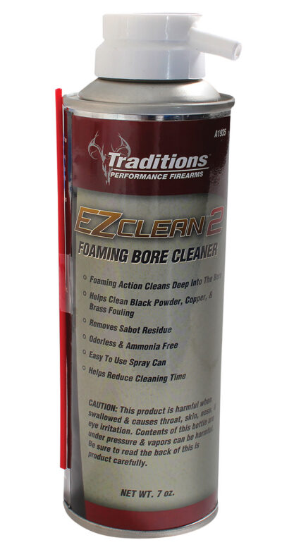 TRADITIONS A1935 EZCLEAN2 FOAMING BORE CLEANER 7 OZ SPRAY CAN