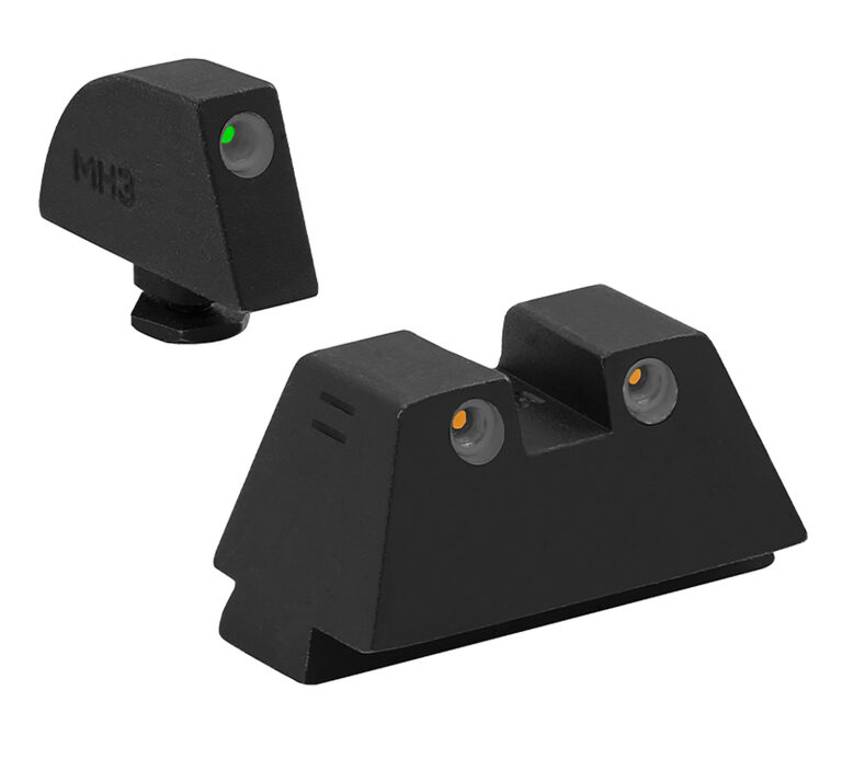 Meprolight USA 102243391 Tru-Dot Green Tritium White Outline Front Sight-Orange Tritium White Outline Rear Sight Glock 17/17L/19/22/23 Meprolight USA 102243391 Tru-Dot Green Tritium White Outline Front Sight-Orange Tritium White Outline Rear Sight Glock 17/17L/19/22/23