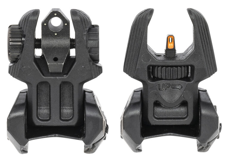 MEPRO Flip Backup Sights 4DR/OHBF Blk