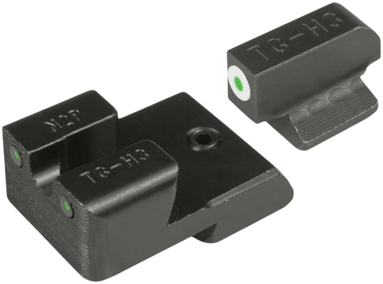 TruGlo TGTG231N4W Tritium Pro Green Tritium Front & Rear/ Black Nitride Fortress Frame, Fits 1911 3″ Officer & 4.25″, Front Sight Dovetail/Rear Sight Dovetail Mount TruGlo TGTG231N4W Tritium Pro Green Tritium Front & Rear/ Black Nitride Fortress Frame, Fits 1911 3″ Officer & 4.25″, Front Sight Dovetail/Rear Sight Dovetail Mount