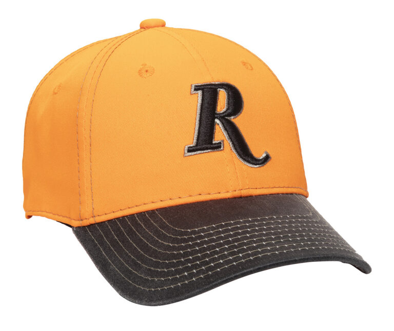 Outdoor Cap RM16A Remington Cap Polyester Twill Blaze/Black Structured OSFA Outdoor Cap RM16A Remington Cap Polyester Twill Blaze/Black Structured OSFA