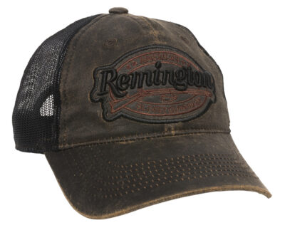 Outdoor Cap RM17A Remington Cap Cotton Black/Brown Unstructured OSFA