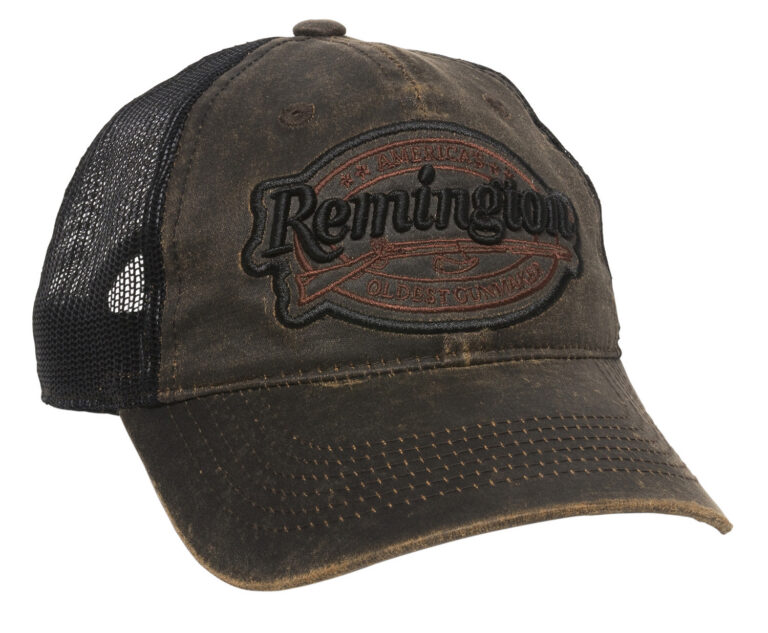 Outdoor Cap RM17A Remington Cap Cotton Black/Brown Unstructured OSFA Outdoor Cap RM17A Remington Cap Cotton Black/Brown Unstructured OSFA