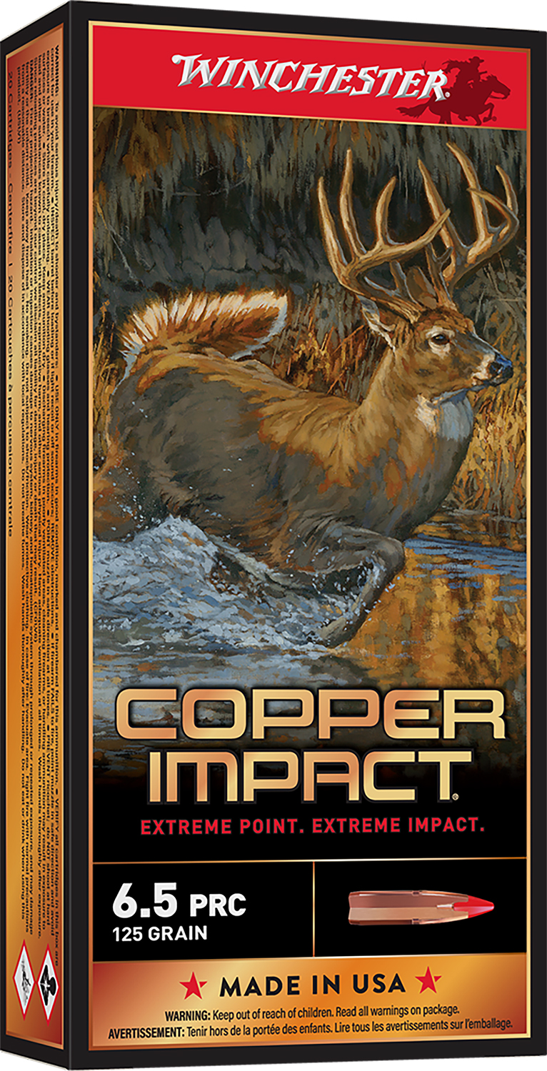 Winchester Copper Impact 6.5 PRC, 125gr, 20rd Box Winchester Copper Impact 6.5 PRC, 125gr, 20rd Box