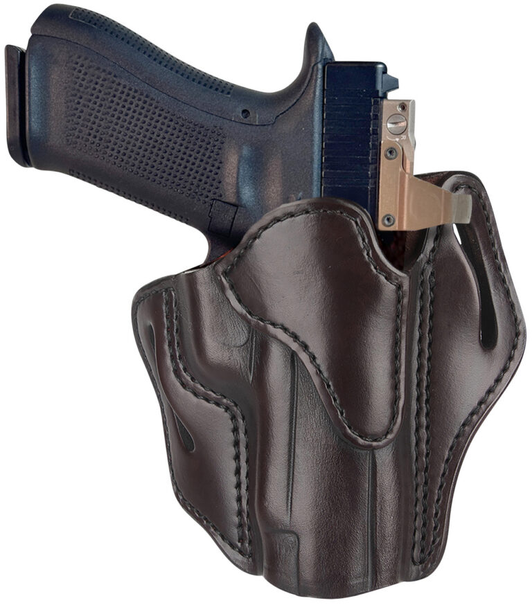 1791 Gunleather ORBH23SBRR BH2.3 Optic Ready OWB Size 2.3 Signature Brown Leather Belt Slide Compatible w/Glock 17/20/21/22/31/34/35/40/41/S&W M&P Shield Right Hand 1791 Gunleather ORBH23SBRR BH2.3 Optic Ready OWB Size 2.3 Signature Brown Leather Belt Slide Compatible w/Glock 17/20/21/22/31/34/35/40/41/S&W M&P Shield Right Hand