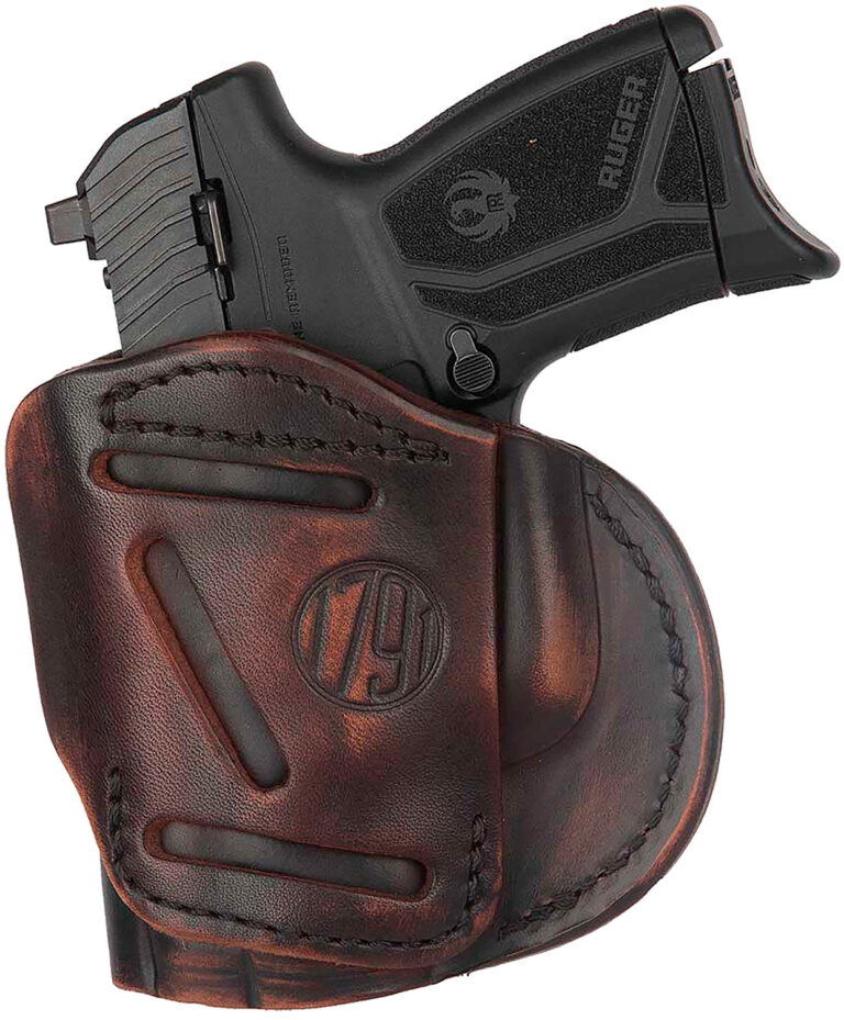 1791 4 Way Holster Vintage Brn RH Sz 4 1791 4 Way Holster Vintage Brn RH Sz 4