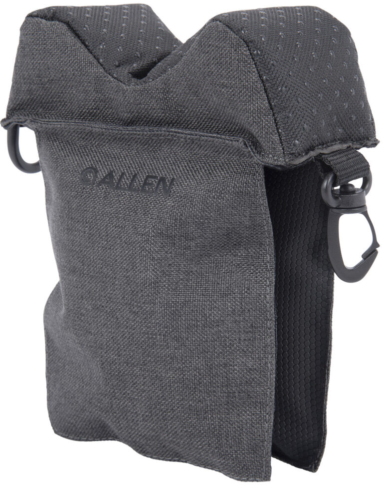 Allen 21923 Eliminator Window Prefilled Front Bag, Gray Polyester, Tacky Grip Bottom, Weighs 0.17 lbs., 5.50″ L x 7″ H Allen 21923 Eliminator Window Prefilled Front Bag, Gray Polyester, Tacky Grip Bottom, Weighs 0.17 lbs., 5.50″ L x 7″ H