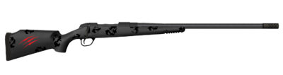 Fierce Firearms FCTRG65PRC24BBO CT Rage  6.5 PRC Caliber with 3+1 Capacity, 24″ Carbon Fiber Barrel, Black Cerakote Metal Finish & Blackout Camo Fixed Fierce Tech C3 Stock, Right Hand (Full Size)