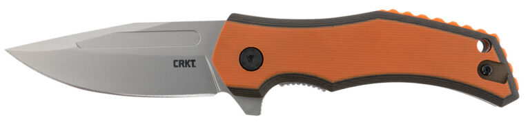 CRKT 2372 Fawkes 2.74″ Folding Clip Point Plain Bead Blasted 4116 Stainless Steel Blade/ Black/Orange G10 Handle Includes Pocket Clip CRKT 2372 Fawkes 2.74″ Folding Clip Point Plain Bead Blasted 4116 Stainless Steel Blade/ Black/Orange G10 Handle Includes Pocket Clip