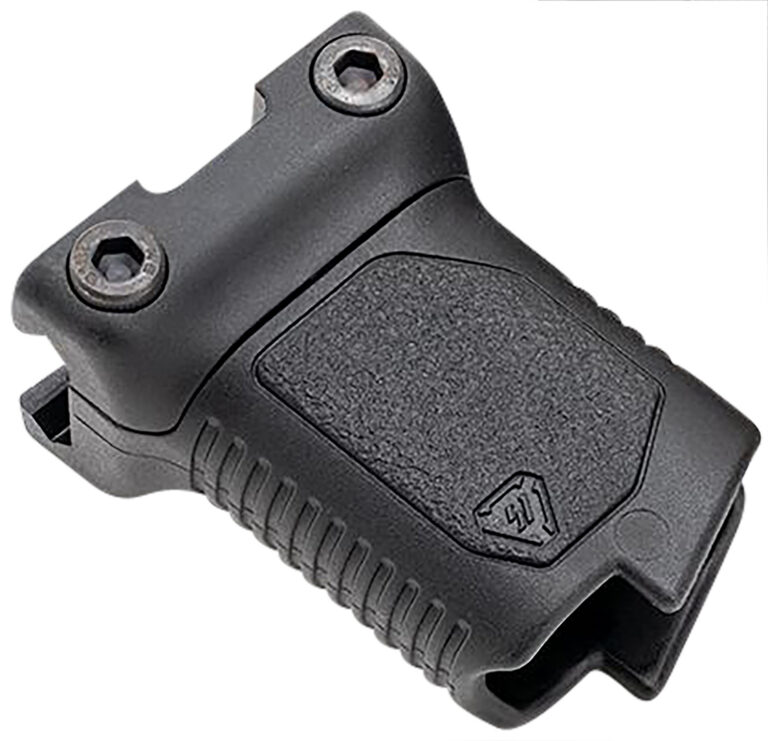 Strike Industries ARCMAGRAILSBK Angled Vertical Grip Short Black Polymer with Cable Management Storage for Picatinny Rail Strike Industries ARCMAGRAILSBK Angled Vertical Grip Short Black Polymer with Cable Management Storage for Picatinny Rail