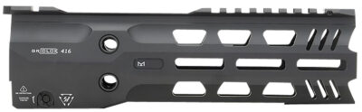 Strike Industries GRIDLOK416L9 GridLok Lightspeed With Quick Detach System 9″L 1.57″D M-LOK Black Aluminum for HK 416, HK MR556, M27 IAR