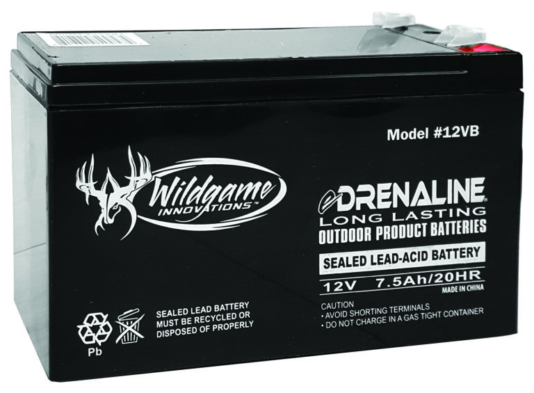 Wildgame Innovations WGIWGIBT0011 Edrenaline Rechargeable Battery Black 12.0 Volts Wildgame Innovations WGIWGIBT0011 Edrenaline Rechargeable Battery Black 12.0 Volts