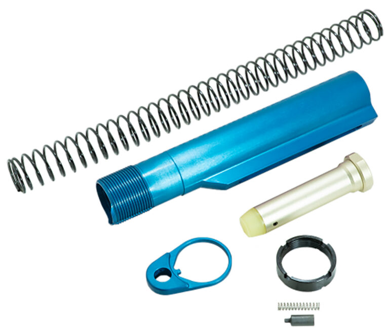 Timber Creek Outdoors ARBTKB Buffer Tube Kit Blue Anodized for AR-15 Timber Creek Outdoors ARBTKB Buffer Tube Kit Blue Anodized for AR-15
