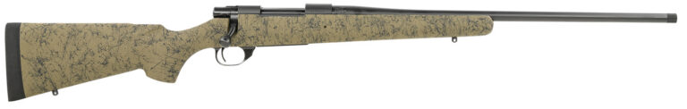 Howa HHS43163 M1500 HS Precision 308 Win 5+1 22″ Threaded Barrel, Black Metal Finish, Green with Black Webbing Fixed HS Precision Stock Howa HHS43163 M1500 HS Precision 308 Win 5+1 22″ Threaded Barrel, Black Metal Finish, Green with Black Webbing Fixed HS Precision Stock