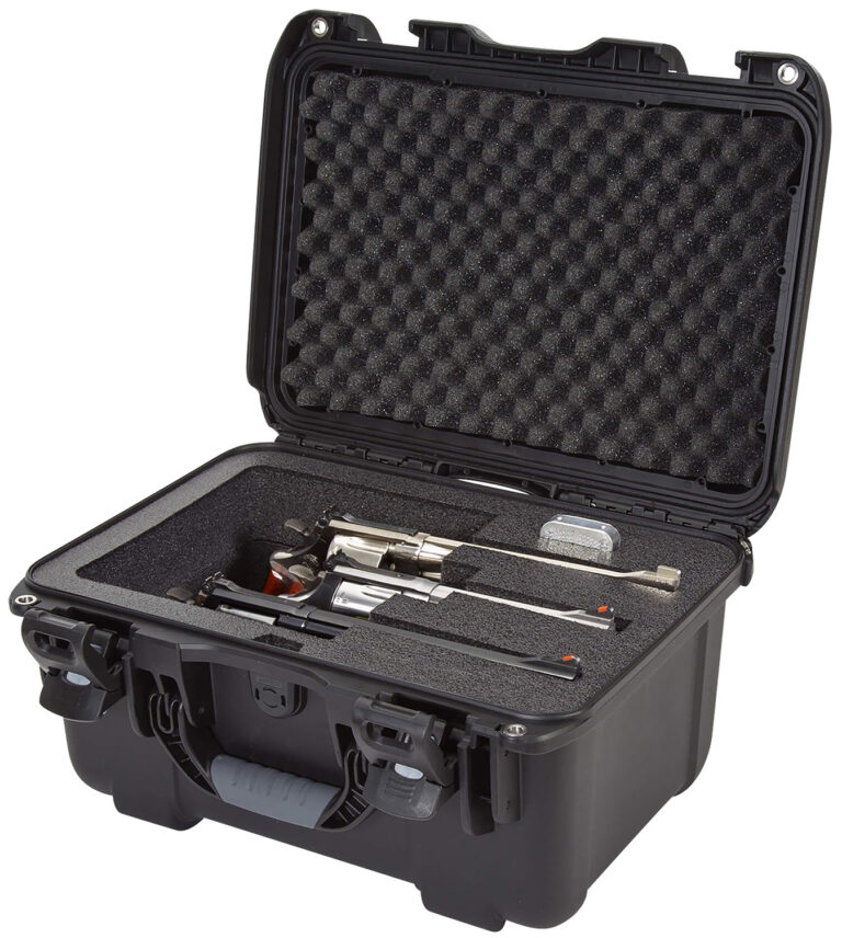Nanuk 918REV01 918 3 Up Revolver Case Black Polymer w/ Foam Padding & Latches 14.90″ L x 9.80″ W x 8.60″ H Interior Dimensions