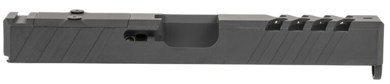 TacFire Replacement Slide 40 S&W Graphite Black Cerakote Stainless Steel with Optics Cut & Slide Ports for Glock 22 Gen3 TacFire Replacement Slide 40 S&W Graphite Black Cerakote Stainless Steel with Optics Cut & Slide Ports for Glock 22 Gen3