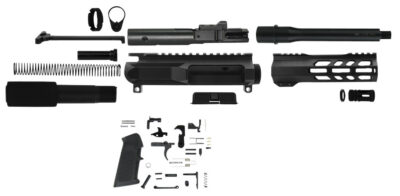 TacFire  AR Build Kit  9mm Luger 7.50″ Barrel Black for AR Platform