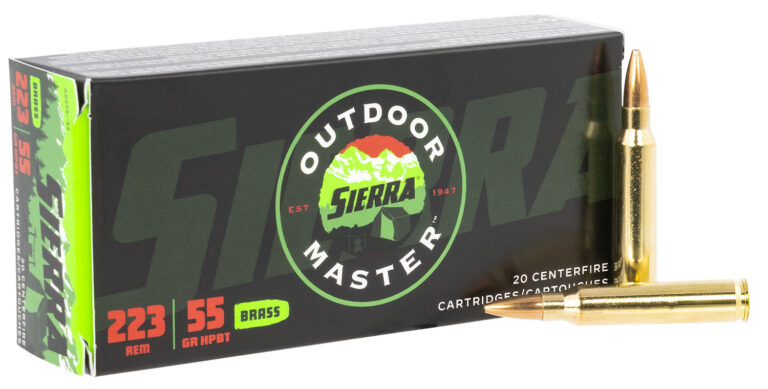 Sierra A937532 Outdoor Master 223Rem 5gr Hollow Point Boat Tail 20 Per Box/10 Case Sierra A937532 Outdoor Master 223Rem 5gr Hollow Point Boat Tail 20 Per Box/10 Case