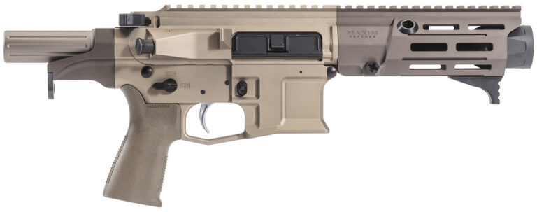 Maxim Defense MXM50802 PDX 505-SPS 5.56x45mm NATO Caliber with 5.50″ Barrel, 20+1 Capacity, Arid Brown Metal Finish, Arid Brown Polymer Grip Maxim Defense MXM50802 PDX 505-SPS 5.56x45mm NATO Caliber with 5.50″ Barrel, 20+1 Capacity, Arid Brown Metal Finish, Arid Brown Polymer Grip