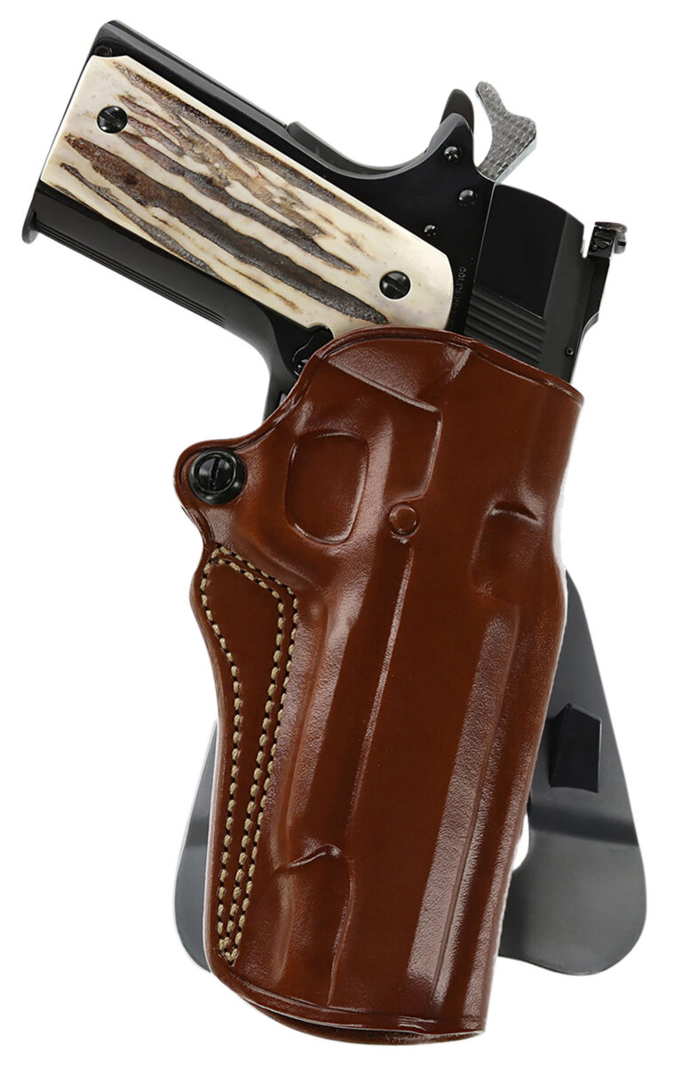 Galco SM2213R Speed Master 2.0 OWB Tan Leather Paddle Fits 1911 Fits 5″ Barrel Left Hand Galco SM2213R Speed Master 2.0 OWB Tan Leather Paddle Fits 1911 Fits 5″ Barrel Left Hand