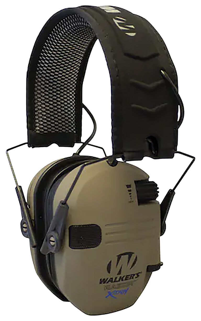 Walker’s GWPXRSEMFDE Razor X-TRM Digital Electronic Muff 21 dB Over the Head Flat Dark Earth Polymer