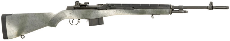 Springfield Armory MA9112 M1A Standard Issue Sports South Exclusive 308 Win/7.62x51mm 10+1 22″ Black Cerakote Steel Barrel & Picatinny Rail Steel Receiver, Fixed GB Black Speckled Synthetic Stock