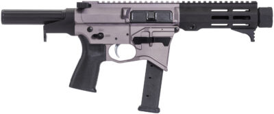 Maxim Defense MXM48174 CPS MD9 9mm Luger Caliber with 5.50″ Barrel, Urban Grey Anodized Metal Finish, Black Maxim CQB Brace & Polymer Grip Right Hand