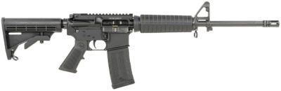 Rock River Arms BLK1222 LAR-15M CAR A4 300 Blackout 30+1 16″, Black, R4 Handguard, Tactical Carbine Stock, Overmolded A2 Grip, A2 Front Sight Post