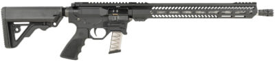 Rock River Arms BT91700V1 LAR-BT9G R9 Competition 9mm Luger 16″ Stainless, Black, RRA NSP-2 Stock & Hogue Grip