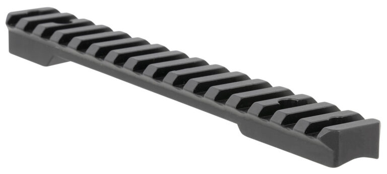 Talley PLM258763 Fierce Picatinny Rail  Black Anodized Long Action 20 MOA