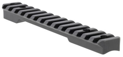 Talley PSM258763 Fierce Picatinny Rail  Black Anodized Short Action 20 MOA