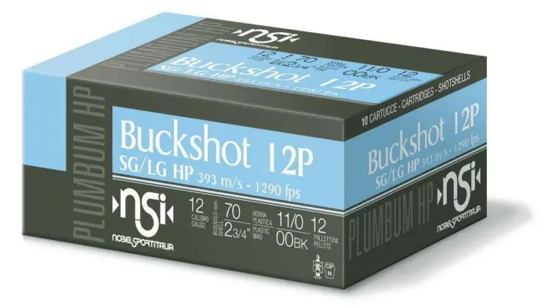 Buckshot Law Enforcement 12 gauge 2 3/4″ 00 Buck 12-pellet 1290fps 10/Rd Buckshot Law Enforcement 12 gauge 2 3/4″ 00 Buck 12-pellet 1290fps 10/Rd