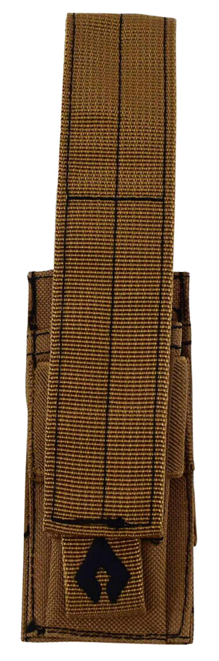 Advance Warrior Solutions PSMPTN Single Mag Pouch Pistol Tan 600D PVC Polyester MOLLE Advance Warrior Solutions PSMPTN Single Mag Pouch Pistol Tan 600D PVC Polyester MOLLE