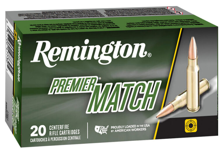REMINGTON 223 REM 52 BTHP MATCH 200/CA AMMO 20RD REMINGTON 223 REM 52 BTHP MATCH 200/CA AMMO 20RD