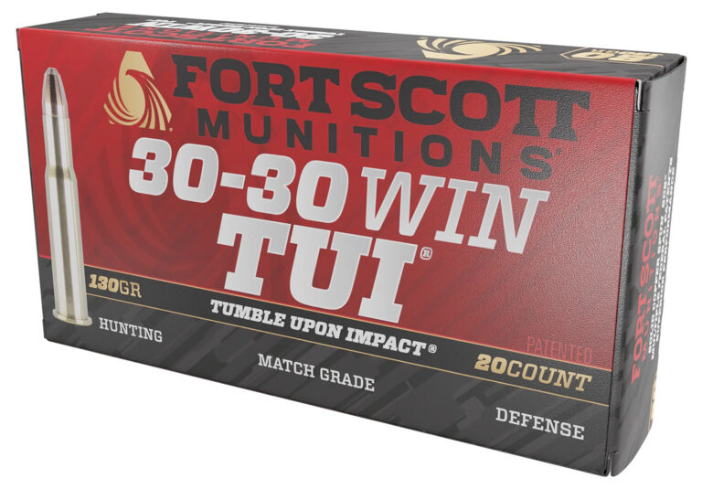 Fort Scott Munitions 3030130SCV Tumble Upon Impact (TUI) Rifle 30-30Win 130gr Solid Copper Spun 20 Per Box/10 Case Fort Scott Munitions 3030130SCV Tumble Upon Impact (TUI) Rifle 30-30Win 130gr Solid Copper Spun 20 Per Box/10 Case