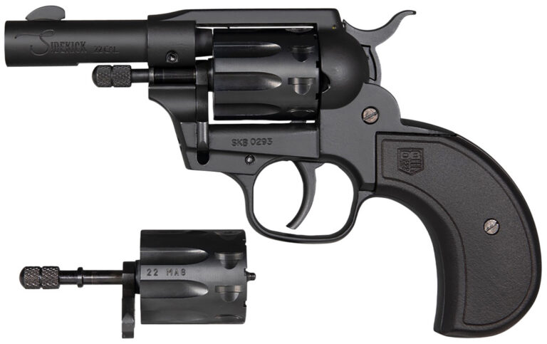 Sidekick .22LR/WMR 3″ SA/DA Black 9-rd