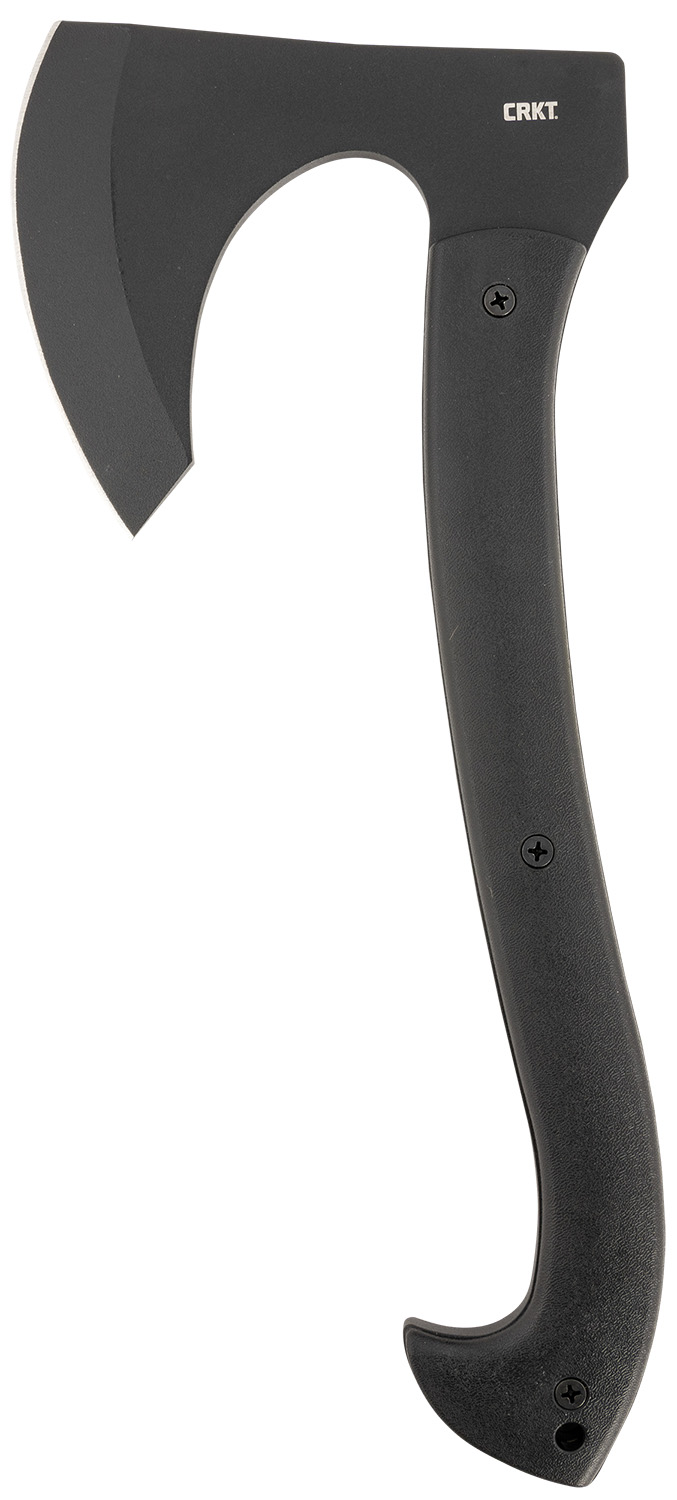 CRKT 2917 Skeggox 4.83″ Plain Axe w/Beard, SK-5 Steel Blade, Black Contoured GRN Handle, 12.94″ OAL CRKT 2917 Skeggox 4.83″ Plain Axe w/Beard, SK-5 Steel Blade, Black Contoured GRN Handle, 12.94″ OAL