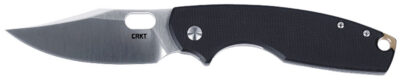 CRKT 5321 Pilar IV 3.09″ Folding Plain Satin D2 Steel Blade/Black/SS G10/SS Handle Includes Pocket Clip