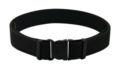 Uncle Mikes-leather(1791) BLTUM38/42MBL Gun Belt  Matte Black Leather 38/42 1.50″ Wide Buckle Closure