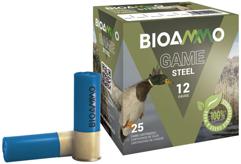 BIOAMMO 12 GA HB 1 OZ #5 STEEL GAME PHEASANT Ammo 25 RD/ BOX BIOAMMO 12 GA HB 1 OZ #5 STEEL GAME PHEASANT Ammo 25 RD/ BOX