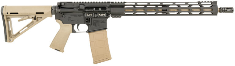 Diamondback DB175AK221 DB15  5.56x45mm NATO 30+1 16″ Chrome Moly Barrel, Black Hard Coat Anodized Receiver, FDE Magpul Carbine Stock & Grip